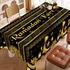Ramadan Decor Tablecloth EID Mubarak Decoration 2026 For Home Table Cover Ramadan Kareem Islamic Muslim Party Eid Al Adha Gifts