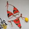 2021 European & American Sexy Triangle Bikini: Women's Multi-color Swimwear