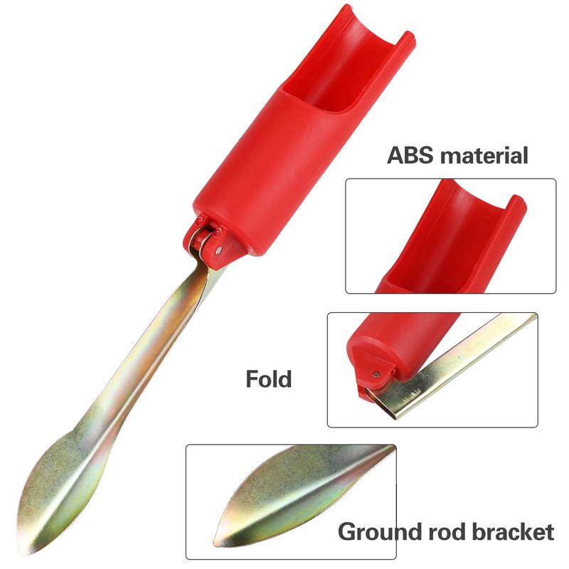 Rot Angelruten Halter ABS + Legierung Boden Unterstützung Stehen Casting Spinning Rod Racks Klapp Halter