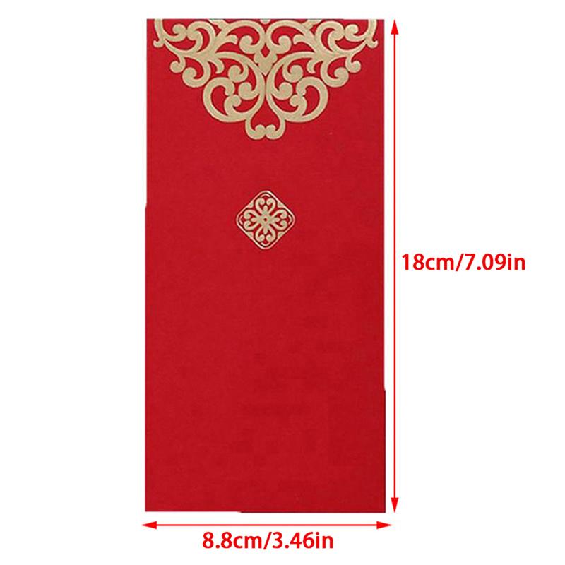 10Pcs  Year Wedding Red Envelope Rat Year Chinese Spring Festival Lucky Bag