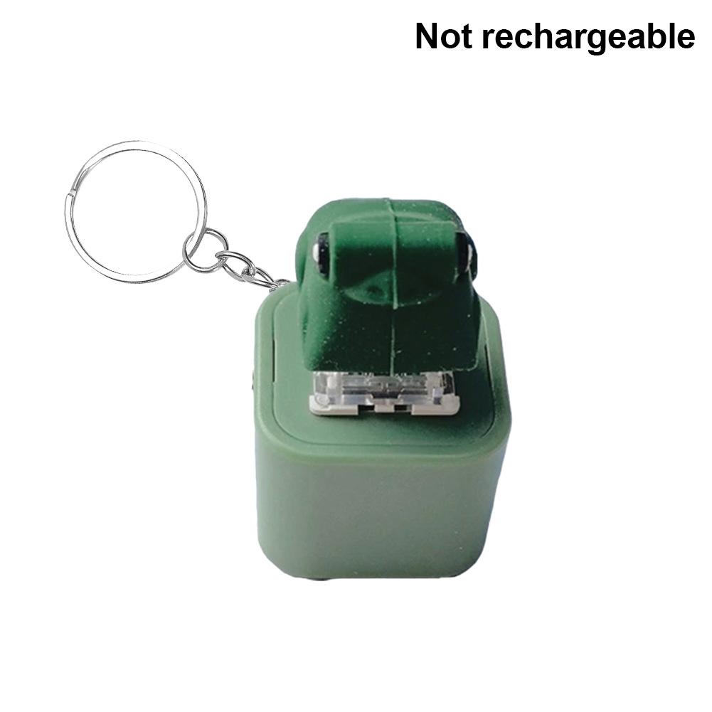 Frog Croaking Fidget Toy Keychain With Colorful Lights Rechargeable Keychain With Led Fun Animal Sound Button Toy Stress Relief