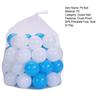 100Pcs/Set Blue White Pit Ball Thickened PE Crush Proof BPA Phthalate Free Safe Indoor Outdoor Baby Toddler Kids Round Ocean Ball Pool Toy