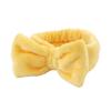 1/2/3pcs Bow Headband Wristband Set Towel Elastic Soft Washing Face Shower Make Up Yoga Sports Skincare Headband For Women Girls
