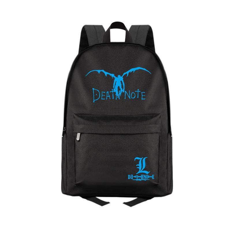 Death Note Anime Peripheral School Bag Male Female Student Daily Backpack Computer Travel Backpack