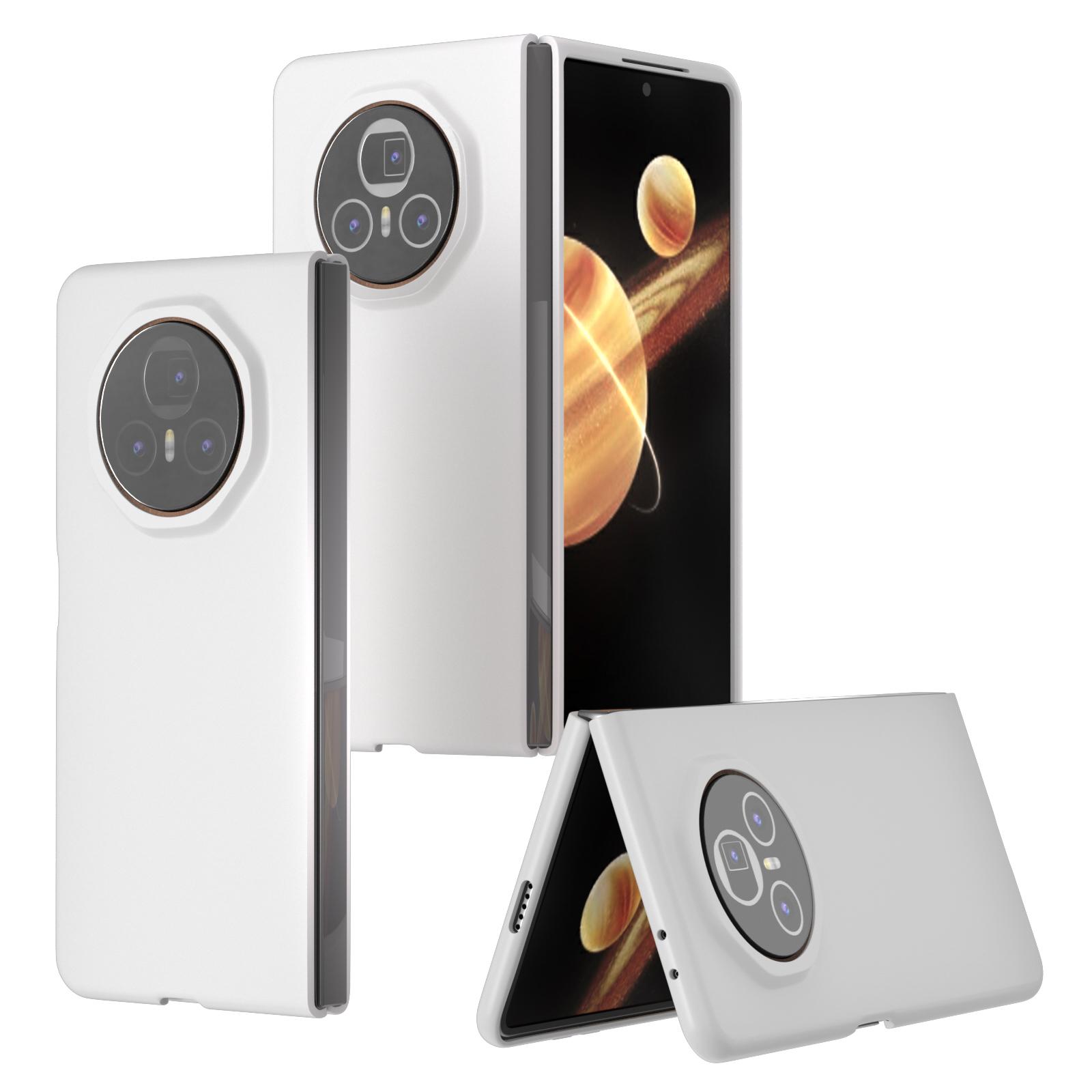 

For Honor Magic V3 5G Case Skin-Touch Texture Hard PC Folding Phone Cover Dark Blue