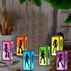Retro Decorative Disco Box Paper Lantern Box Centerpieces for Table 70s 80s Music Themed Party Birthday Decoration