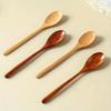 Wooden Spoon Tableware Kitchen Cooking Utensil Tools Soup Teaspoon Catering Cooking Utensil Tool Coffee Soup Teaspoon 23.5cm