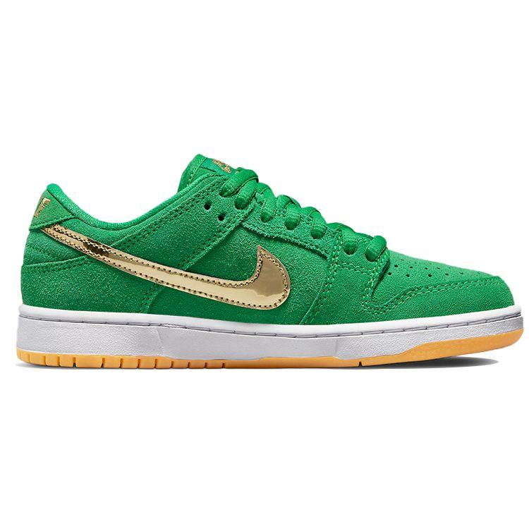 Nike Dunk Low SB St. Tenisi unisex de ziua lui Patrick Verde Lucky-Verde metalic-Auriu BQ6817-303