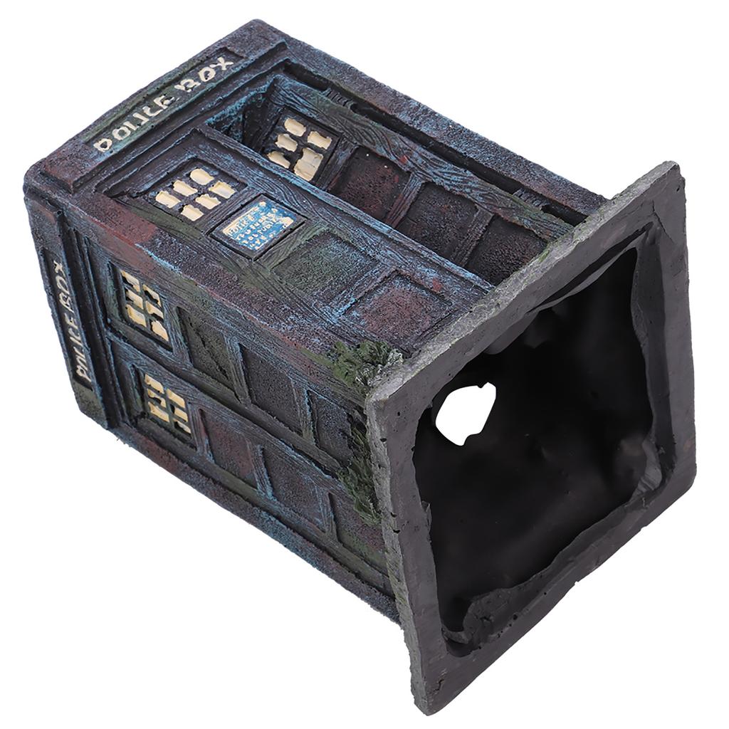 Durable Simulation Resin Sentry Box Fish Tank Aquarium Ornaments Decor Accessory