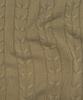 BIRBANTE Garment-Dyed Washable Cable Knit - Camel