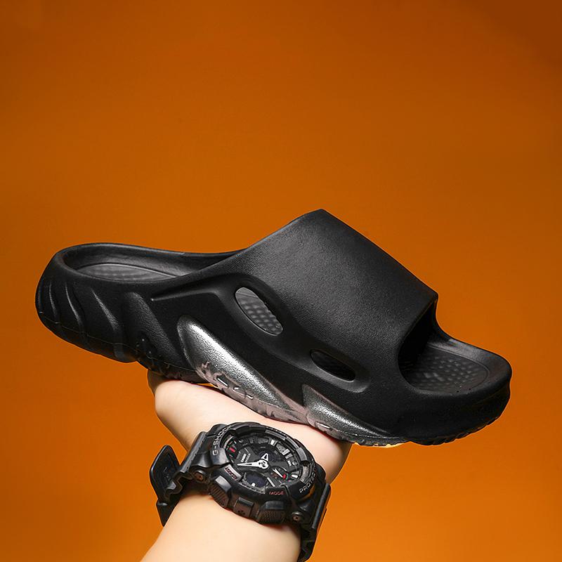 Модные новые мужские шлепанцы EVA с толстой подошвой — фото 4