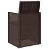 Garden Dining Chairs 2 pcs Brown and Anthracite PP