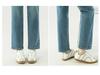 Women's High Waist Slimming Blue Nine-Point Cigarette Jeans - Narrow Leg, Petite Fit, Autumn Collection 9356