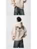 Men's Harajuku Hooded Sweatshirt: Artistic, Simple, Versatile Japanese Style Casual Top