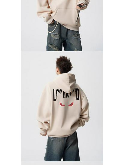 Men's Harajuku Hooded Sweatshirt: Artistic, Simple, Versatile Japanese Style Casual Top