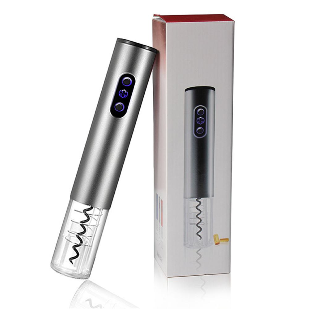1 Pcs Electric Cordless Wine Bottle Opener Corkscrew Cutter Automatic One Click