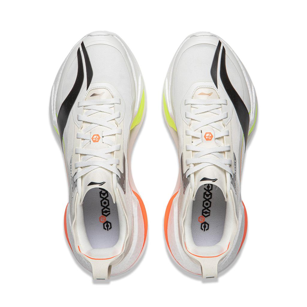 Li Ning Absolute Shadow 4 Scarpe da Corsa Basse Essenziali Uomo sneakers Bianco Sporco Nero ARRW007-13