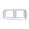 Rear Trunk Trailer Button Frame ABS Silver Trim Fit for Land Rover Defender 2020‑2021