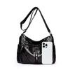 Pu Crossbody Bag for Women – Vintage Design with Multiple Pockets & Adjustable Strap – Perfect for Daily Use & Casual Outings
