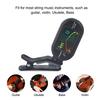 Flanger FT 12C Colorful Screen Tuner with Clip Mount for Guitar, Bass, Ukulele, and Violin - Easy-to-Use Flanger Clip-on Chromatic Tuner