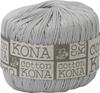 Puppy Cotton Kona Medium Thick Set of 10000362 Yarn, 65, Gray, 40g, Approx. 110m, 10,