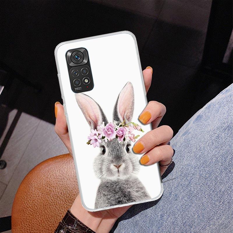 Cute Bunny Baby Rabbits Phnoe Case for Phnoe Case for Xiaomi Redmi Note 15 14 14S 13 Pro Plus 12 12S 11S 11E 10S 10 11T 5G Uniqu