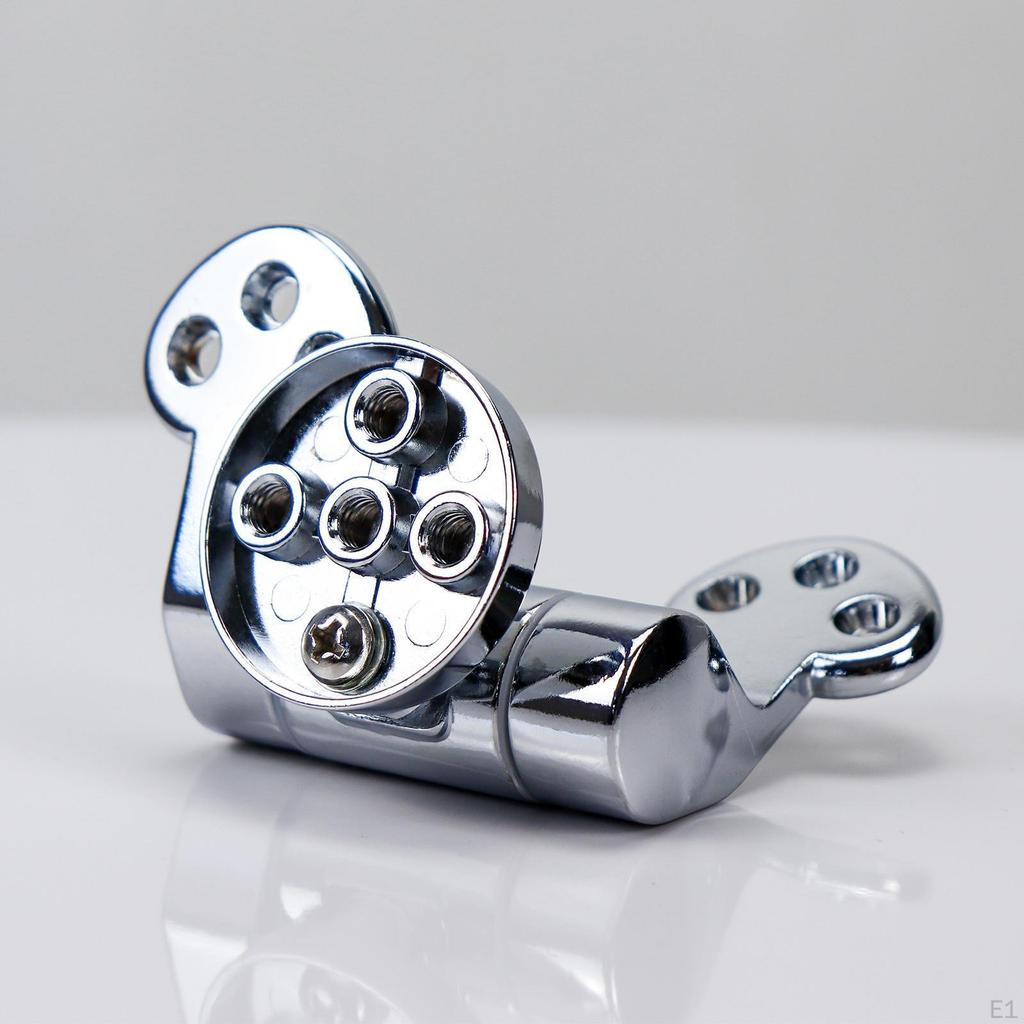 Toilet Seat Hinges Parts Zinc Alloy Metal Hinge Easy Install Lid Fixings