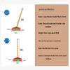 Song Hui Wooden Handle Outdoor Broom, Soft Bristles