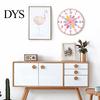 Bedroom Decor Wall Clock Colorful Silent Classroom Playroom Teach Time Child Telling Skills for Kids Room Learning to Tell