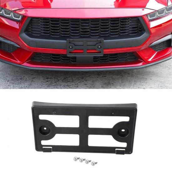 Front License Plate Mount Adaptor Tag Holder Frame Bracket For Ford Mustang 24+