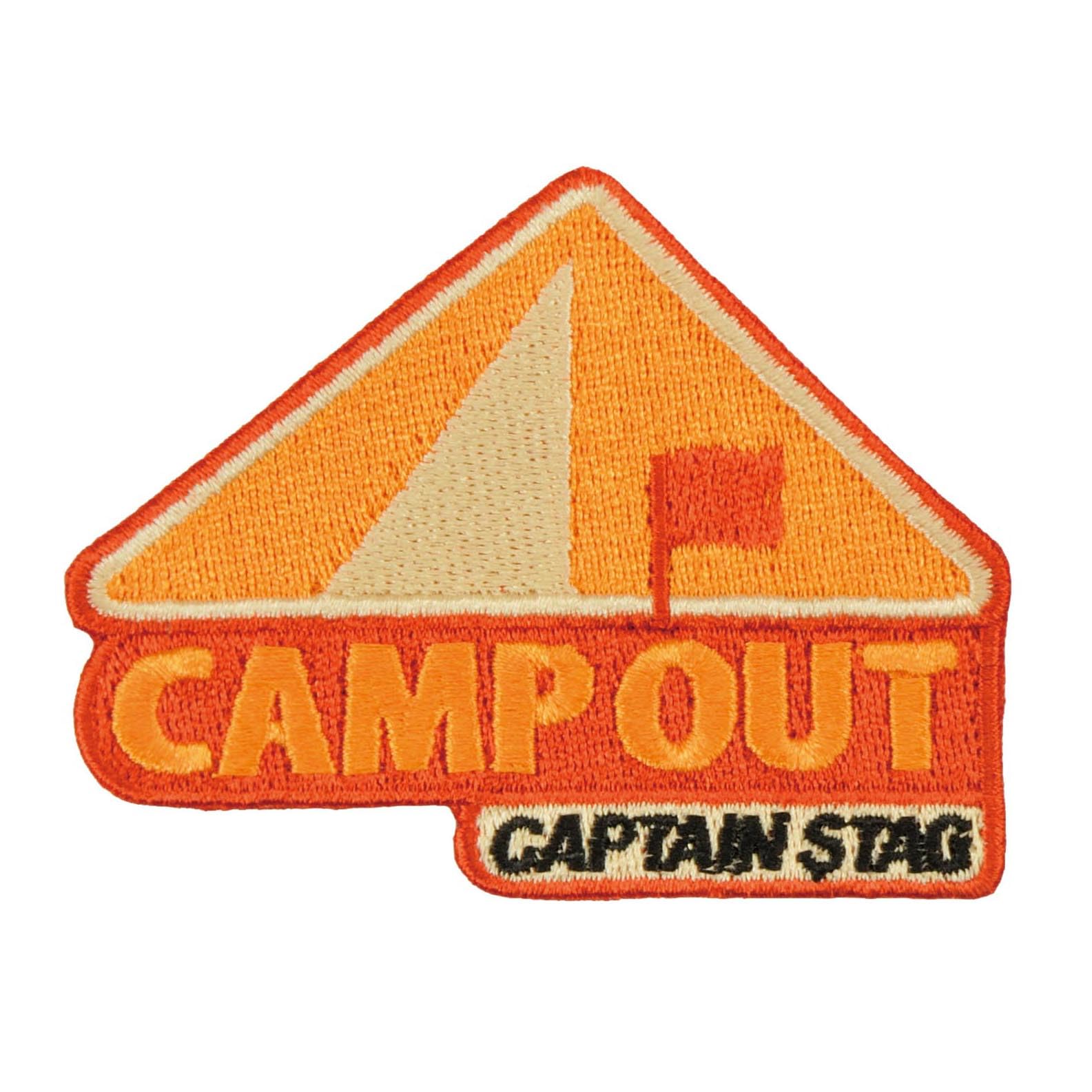 

CAPTAIN STAG Outdoor CS Design Patch Camp Out 74×58mm UM-1628