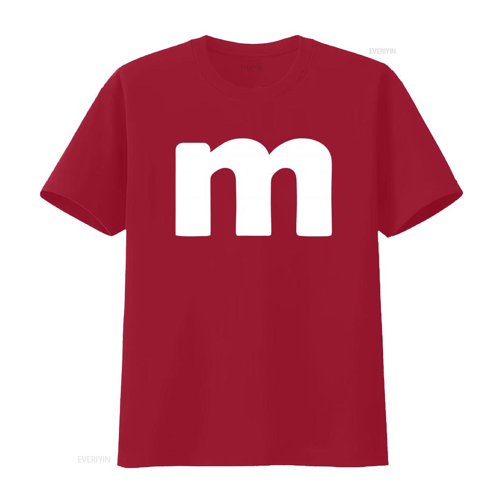 M CANDY Halloween Costume Funny Group Party Cute Kids Toddler T Shirt Vintage Washed Comfortable Homme Versatile