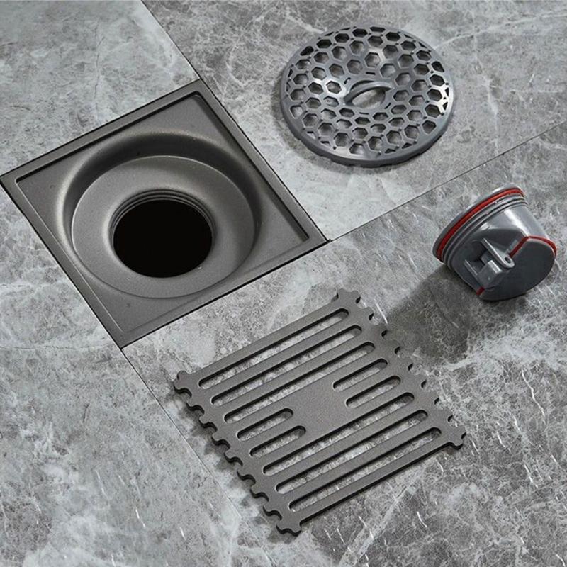  Shower Floor Drain Stainless Steel Floor Strainer  Drainer Bathroom Shower Strainer Filter With Removable Cover