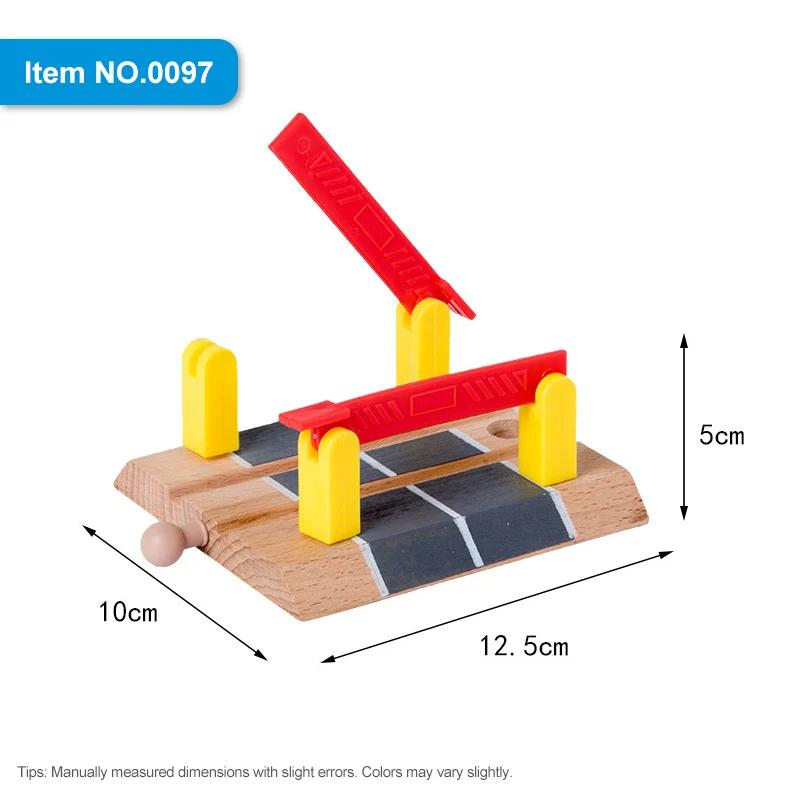Wooden Train Track Components Beech Train Track Set Kids Train Toys Railway Accessories Fitting Brand Train Toys For Kids