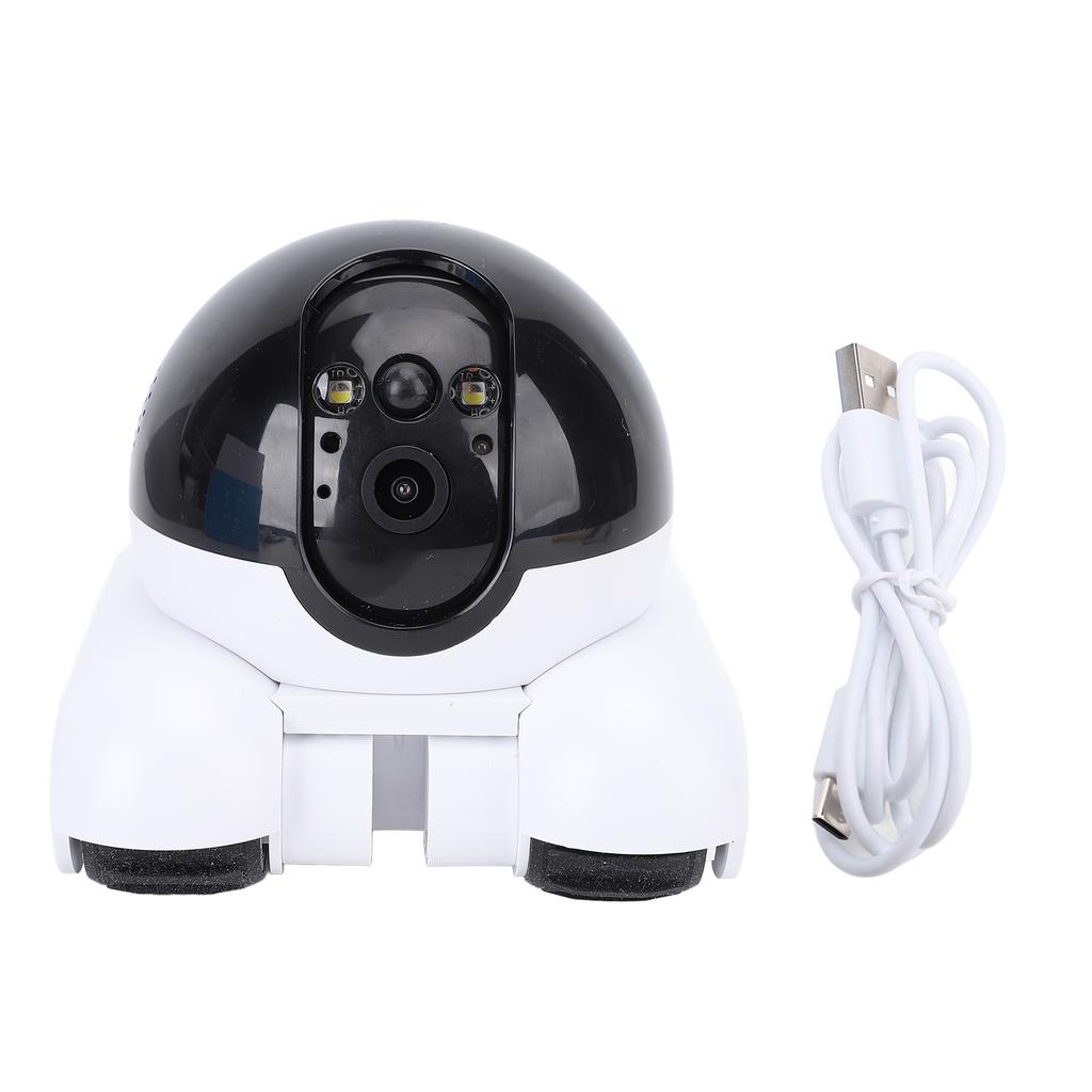 Movable Pet Camera with Wheels 2MP Double Lens APP Remote Control 2 Way Talk 1080P WIFI Indoor
