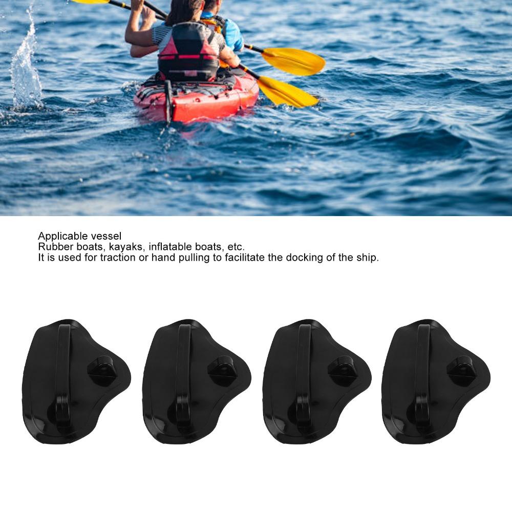 4PCS PVC Inflatable Boat Grab Handle Ergonomic Boat Handle for Inflatable Boats for Kayaks