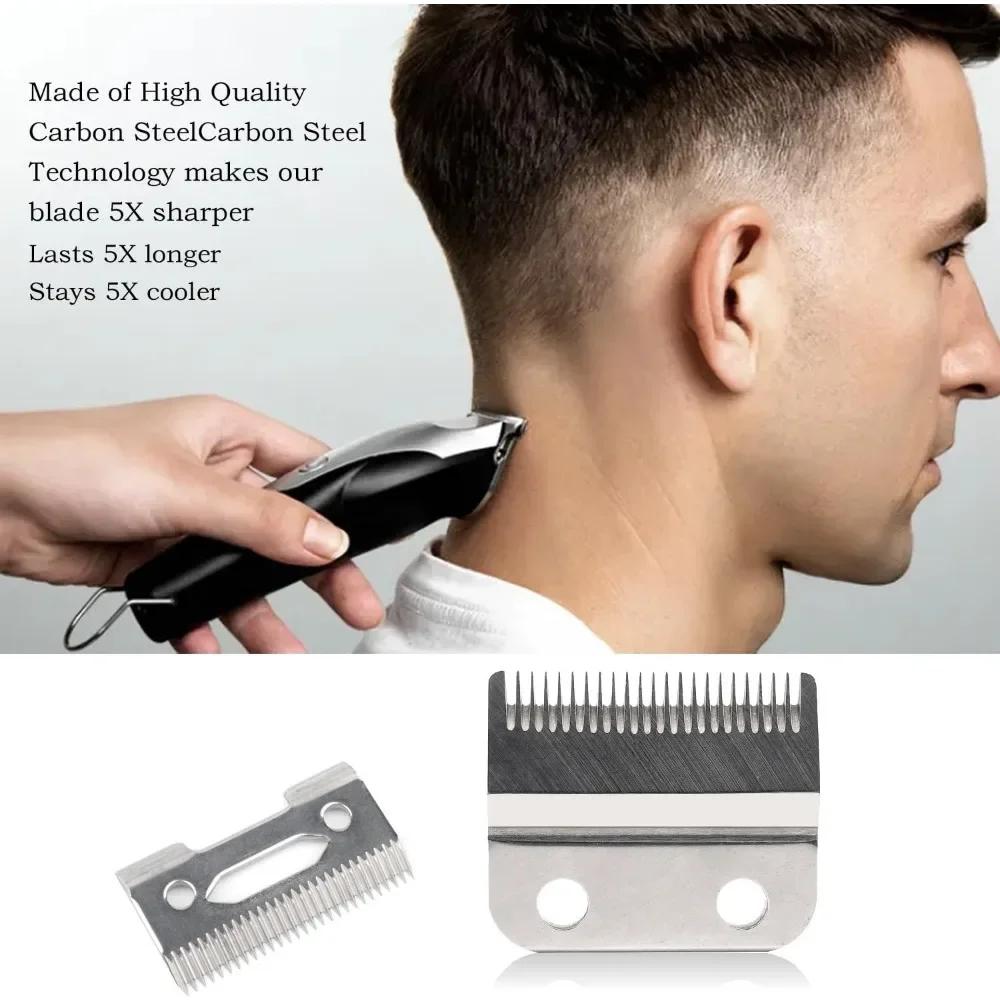Hair Clipper Blades 2 Sets Hair Clipper Replacement Blade Adjustable Compatible with Wahl 8148, 1006
