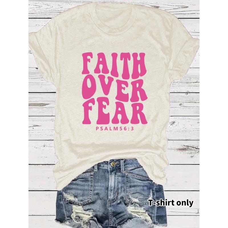 Women's Fashionable, Loose and Casual Short-sleeved Round-neck T-shirt