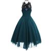 Women's Fashion Slim Cool Party Lace Casual Embroidery Bandage Elegant Dress