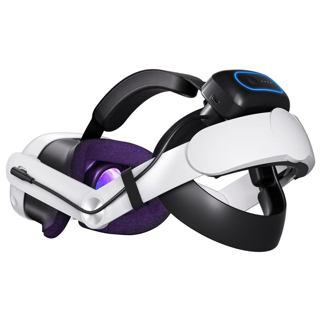 With 10000mAh Battery Comfort Head Strap for Meta Quest 3/Quest 3S Replacement of Elite Strap Enhanced Playtime and Support