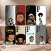T-The C-Cartoon B-Boondock-s Phone Case For Samsung S25,24,23,22,30,21,10,9,Ultra,Plus,Lite,FE Black Soft Case