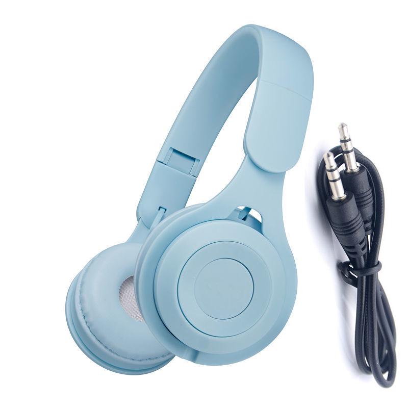 Macaron Sports Folding Over-Ear Wired Headphones - Gaming & Mobile Gift