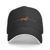 Custom Dachshund Heartbeat Baseball Cap Unisex Women Adjustable Hotdog Badger Wiener Sausage Dog Dad Hat Streetwear