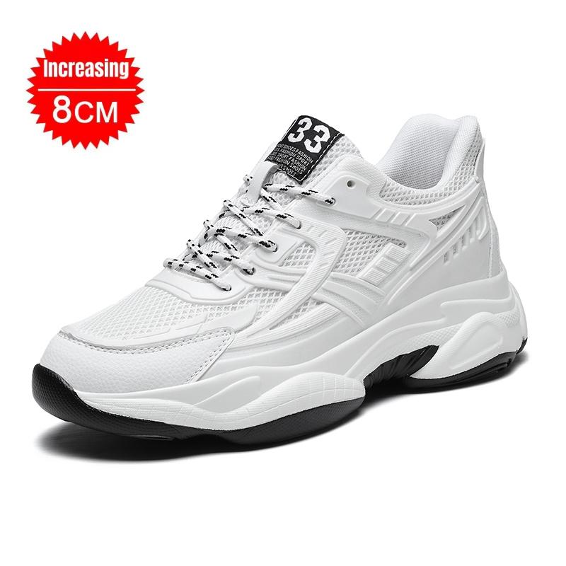 8cm Elevator Shoes Board Shoes Men