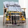 Kw Heavy Trucks Customize Your Name Blanket Cozy Personalized Blanket Ultra-Soft Suitable for Bed Couch Picnics Seaside Ideal for All Seasons