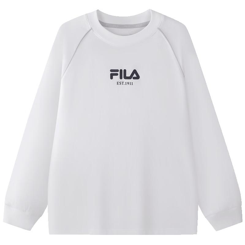 Fila Junior Boys' Long-Sleeve Crewneck T-Shirt