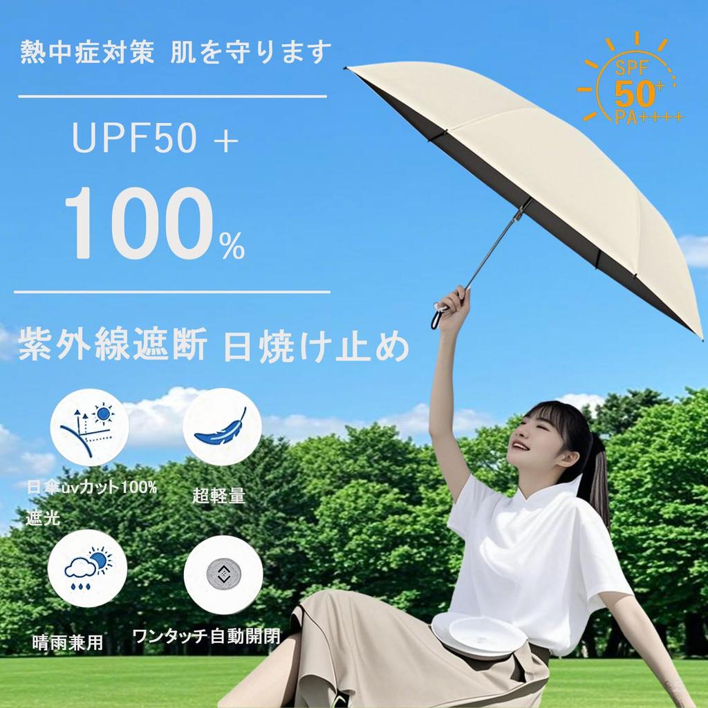 and heatstroke prevention parasol with automatic opening and suitable for both sunny and rainy and this portable umbrella is perfect for both men and