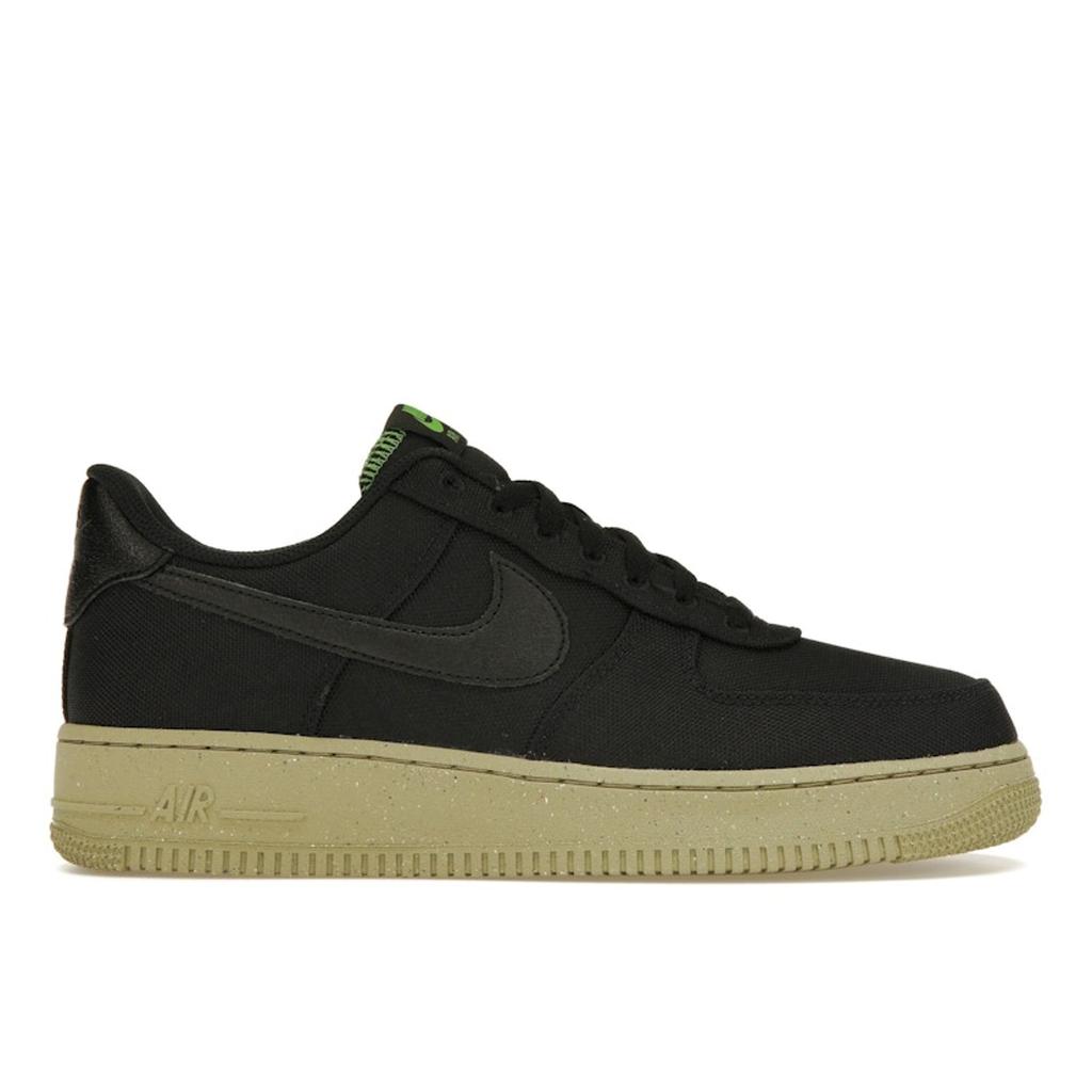 Nike Air Force 1 Low Sustainable Canvas Pack - Black Olive Men Sneakers Neutral-Olive Chlorophyll Earth FJ4160-001