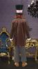 Clearstone Halloween Trick Hatter Costume (Unisex, Brown)