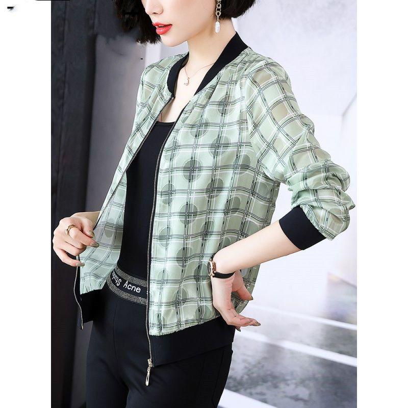 Women's Retro Printed Baseball Jacket - Trendy Short Coat for Spring, Autumn & Winter